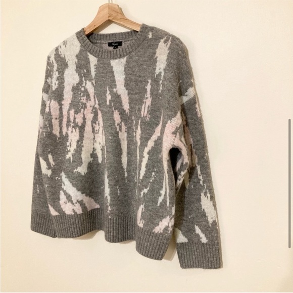 Rails Virgo Grey Tie Dye Sweater Size Small - Picture 3 of 9